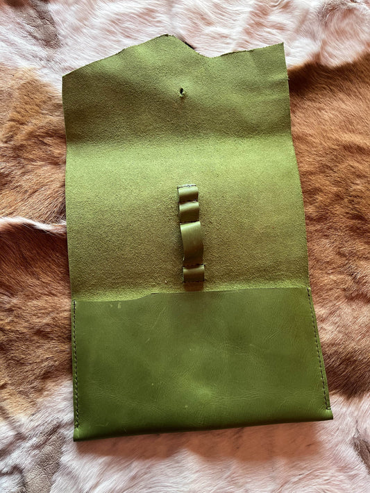 Green Tobacco Pipe Pouch