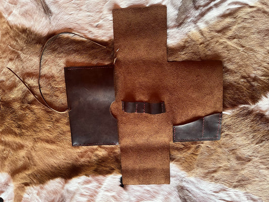 Brown Tobacco Pipe Pouch